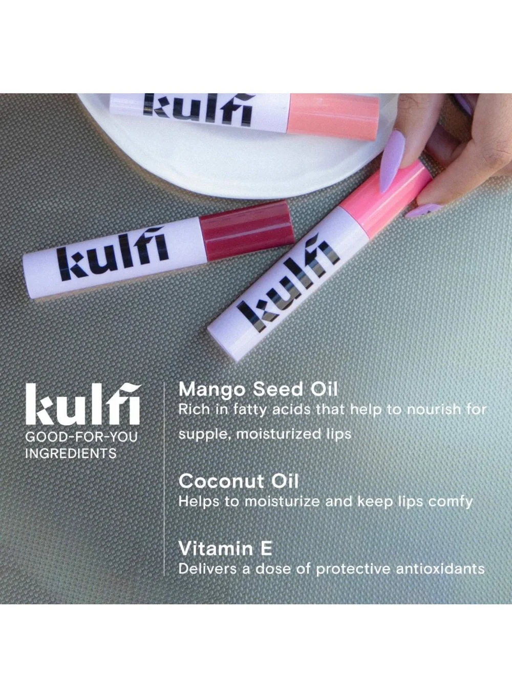 Kulfi Lassi Lips Staining Lip Oil — Rose Shade